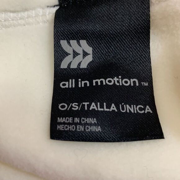 All In Motion Polartec cream color fleece scarf/gaiter - Picture 4 of 7